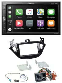 Pioneer USB MP3 DAB 2DIN Bluetooth Autoradio für Opel Adam ab 13 Corsa E ab 15