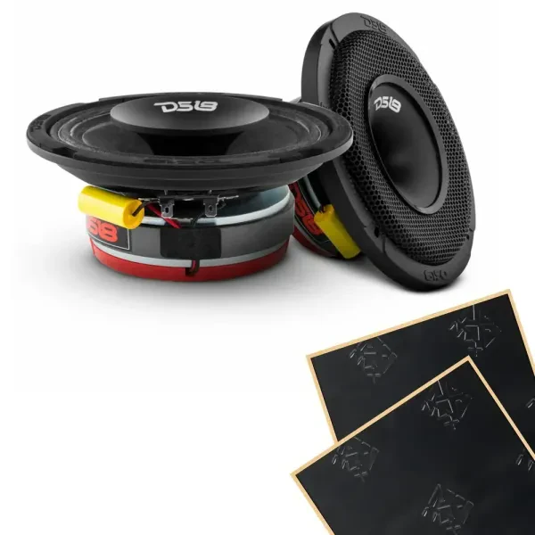 DS18 PRO-HY6MSL 6.5” PRO-HY Series Coaxial Midrange Loudspeaker w/ Sound Dampi