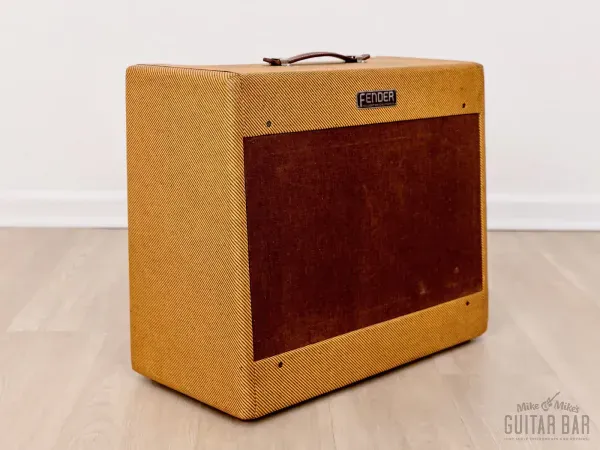 1954 Fender Super Tweed Wide Panel Vintage Tube Amp 2x10 w/ Jensen P10R, 5D4