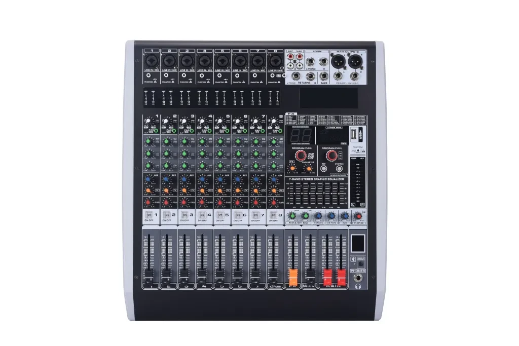 MF-8UB Микшерный пульт, 8 каналов, серия PRO, LAudio