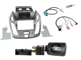 Einbauset Lenkradadapter Doppel DIN Autoradio für Ford Transit Connect 2013-18 s