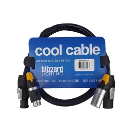 DMX-кабель Blizzard DMXPCT-15 Combo Black 4.5 м