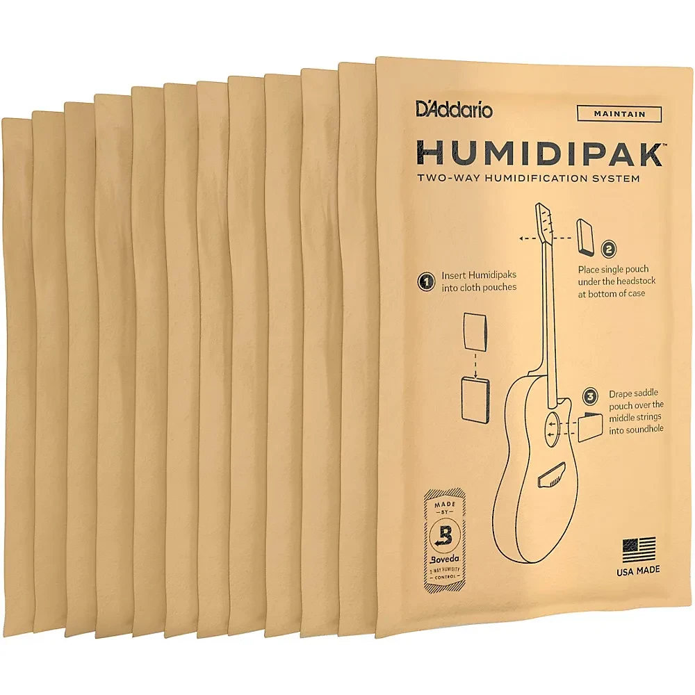 Увлажнитель для гитары D'Addario Planet Waves HuMIDIpak Replacement Packs (набор, 12 шт)