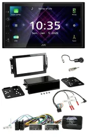 JVC DAB 2DIN Lenkrad Bluetooth USB Autoradio für Dodge Jeep