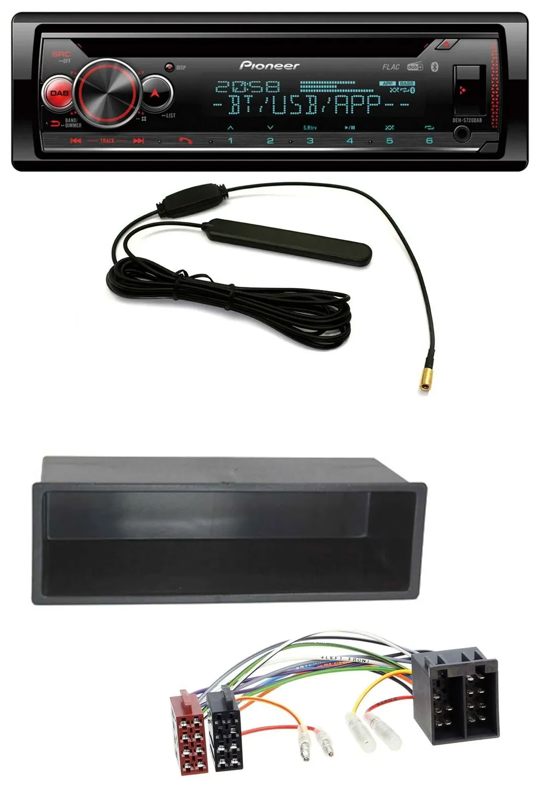 Автомагнитола для Mercedes A-Class, M-Class, Vaneo Pioneer USB, DAB, MP3, Bluetooth, CD