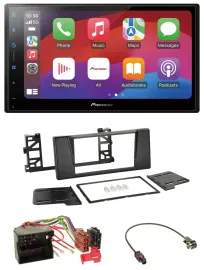 Pioneer DAB USB MP3 Bluetooth 2DIN Autoradio für BMW 5er E39 X5 Quadlock