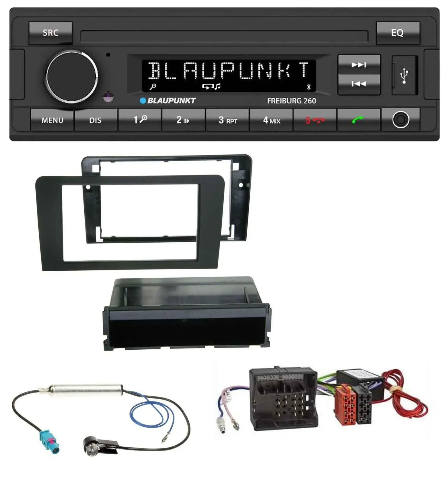 Автомагнитола Blaupunkt для Audi A3 8P 06-12 Symphony Aktivsys, AUX, Bluetooth, MP3, USB