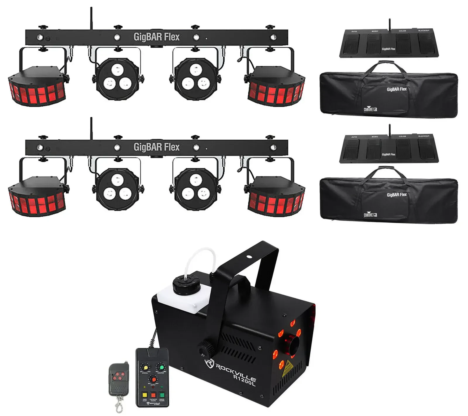 Комплект светового оборудования Chauvet DJ GigBAR Flex + R1200L
