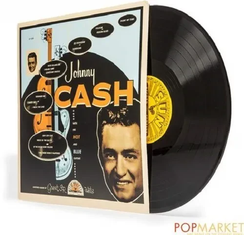 Виниловая пластинка Johnny Cash - With His Hot & Blue Guitar [New Vinyl LP] Black