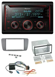 Автомагнитола для Seat Ibiza (с 2008) Pioneer 2DIN DAB MP3 Bluetooth USB CD