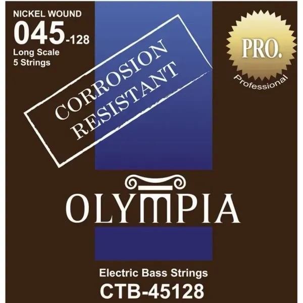 Струны для бас-гитары Olympia CTB45128 Nickel Wound 45-128