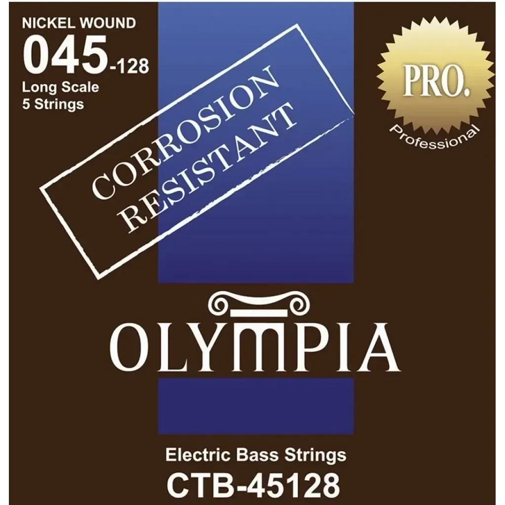 Струны для бас-гитары Olympia CTB45128 Nickel Wound 45-128