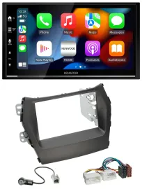 Kenwood DAB USB Bluetooth 2DIN MP3 Autoradio für Hyundai Santa Fe ab 12 ohne Nav