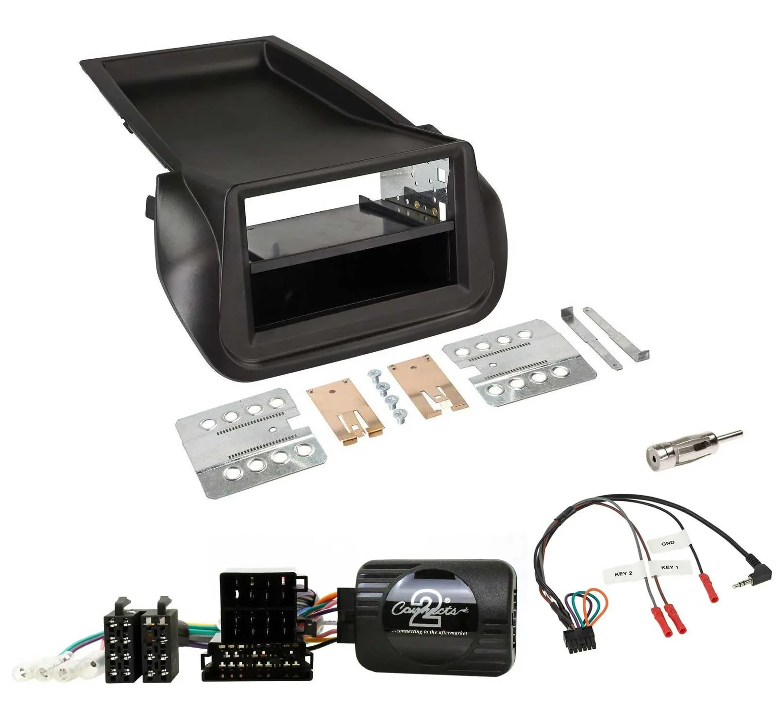 Radioset Lenkradadapter DIN Autoradio für FIAT Fiorino ab 2008