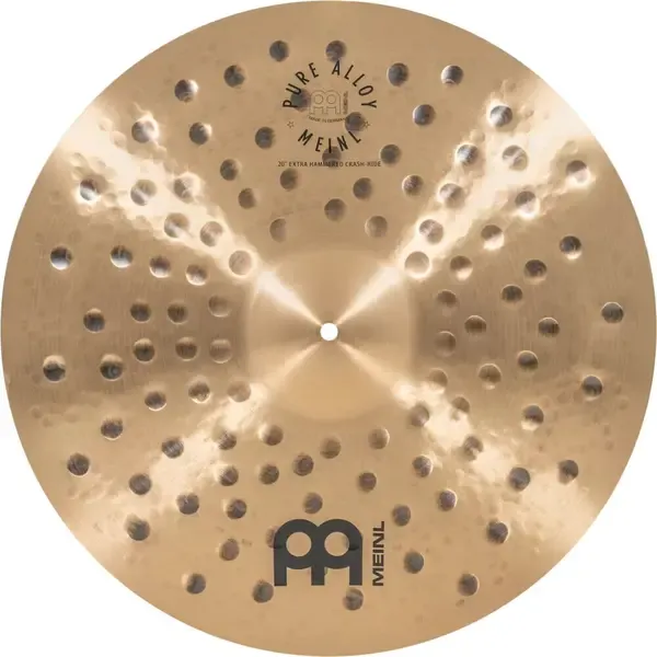 Тарелка барабанная MEINL 20" Pure Alloy Extra Hammered Crash-Ride