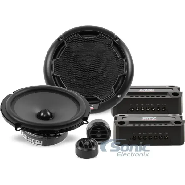 MTX Audio THUNDER61 Thunder Series 180W 6.5" 2-Way Component Car Speaker System