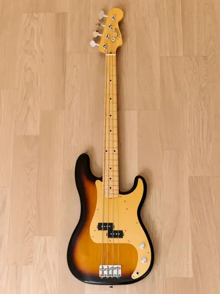 Бас-гитара Fender Heritage 50s Precision Bass Gold Guard Sunburst w/gigbag Japan 2021