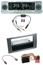 Dietz DAB USB MP3 Bluetooth Autoradio für Ford Fusion Kuga Transit 05-12 anthraz
