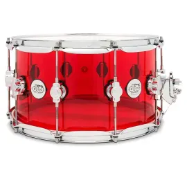 Малый барабан DW Design Series Acrylic Ruby 14x8 Ruby Glass