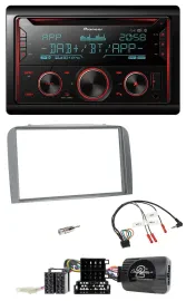 Pioneer 2DIN DAB Lenkrad Bluetooth USB CD Autoradio für Alfa Romeo 147 GT 2007-2