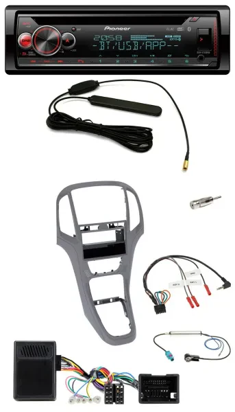 Pioneer USB DAB Lenkrad Bluetooth CD Autoradio für Opel Astra J ab 2009 Titan gr