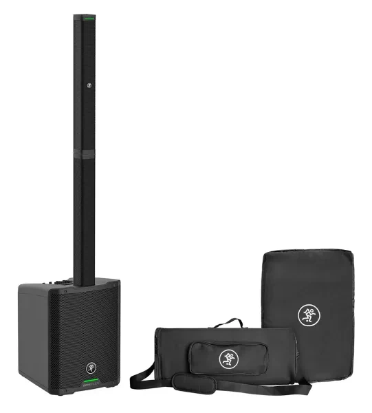 Mackie SRM-Flex 1300w Portable Line Array DJ Speaker PA System w/Sub+Carry Bag
