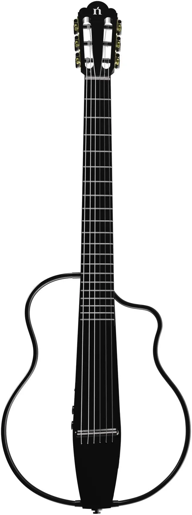 NATASHA NBSG Nylon Black - Гитара электроакустическая сайлент смарт