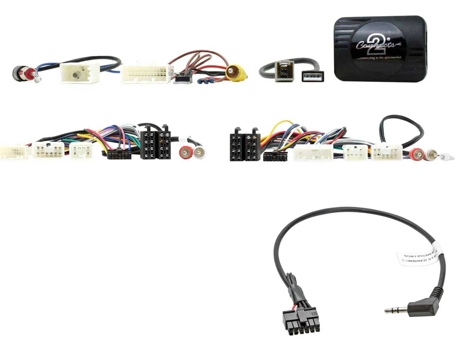 Connects2 Lenkradadapter für Toyota Yaris RAV4 Hilux Matrx Prius Pioneer Blaupun