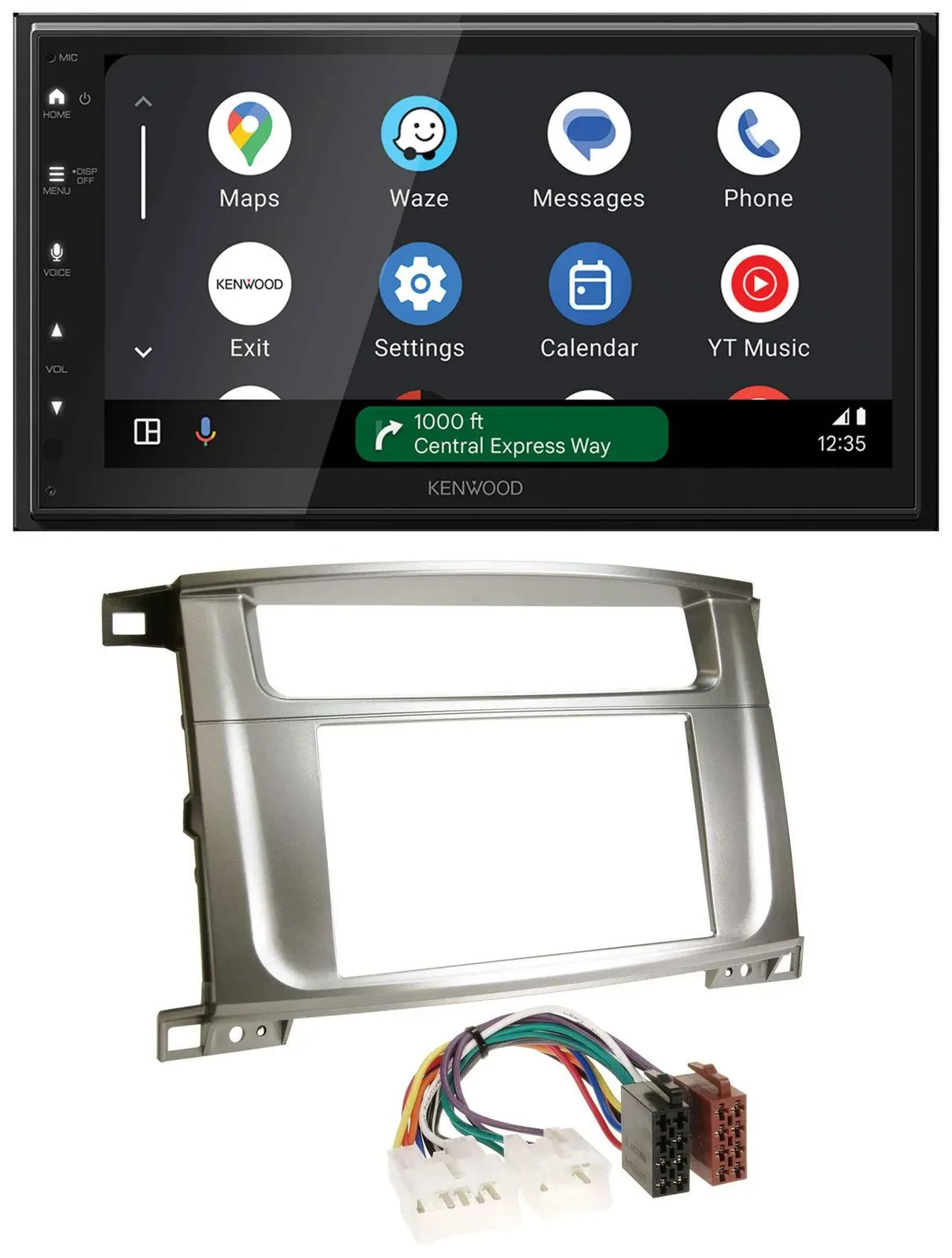 Автомагнитола для Lexus LX-470 (2003–2007) Kenwood 2-DIN, DAB, Bluetooth, USB, MP3