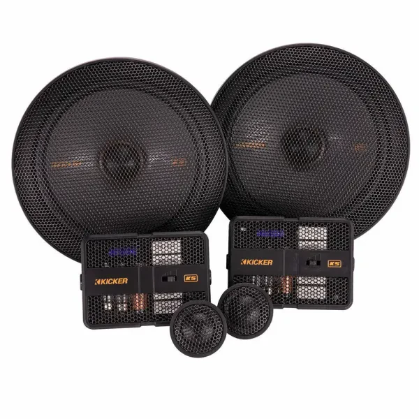 Kicker KSS6704 250W RMS 6.75” 2-way Component Speaker System
