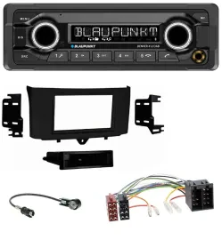 Blaupunkt Bluetooth DAB MP3 USB Autoradio für Smart ForTwo (2010-2015)