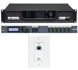 Crown CDI2300 CDI 2 x 300 Watt 70V Commercial Amplifier+Processor+Wall Control