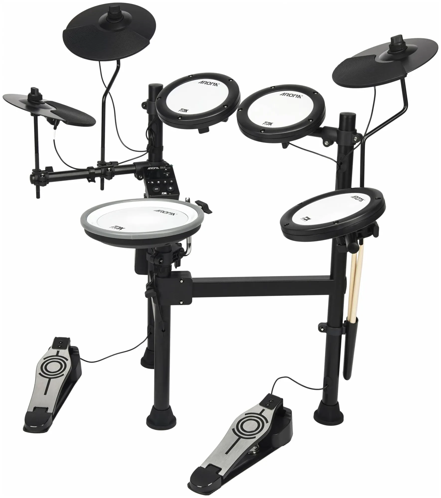 Электронная ударная установка AROMA TDX-N1 с кевларовыми пэдами