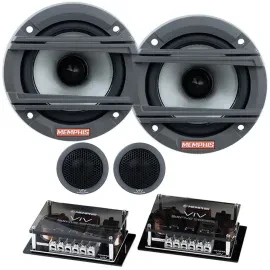 Memphis Audio VIV35CV2 3.5" 2-Way Car Speaker Set with Crossover
