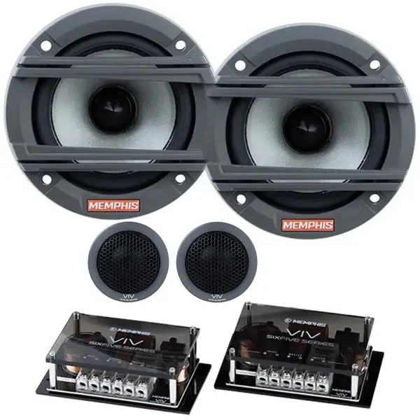 Memphis Audio VIV35CV2 3.5" 2-Way Car Speaker Set with Crossover