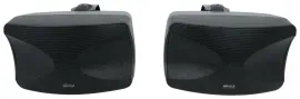 Pair Rockville WET-44 PRO Dual 4" 4-Way Swivel 70V Commercial Speakers in Black