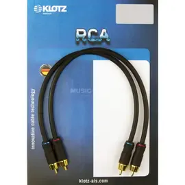 Кабель акустический RCA, 3м, 2шт, Klotz AL-RR0300