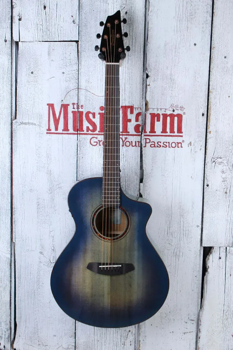 Электроакустическая гитара Breedlove Pursuit Exotic S Concert Blue Eyes Gloss CE