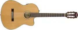 Fender CN-140SCE Natural Acoustic Electric Solid Top Classical Guitar with Case