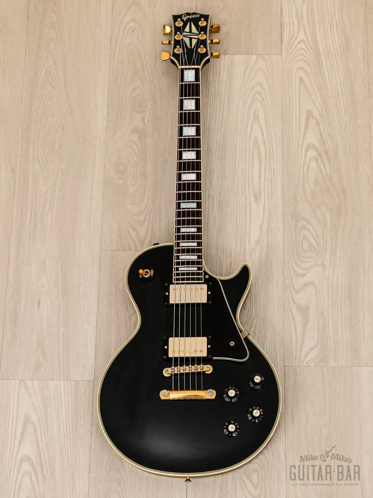 Электрогитара Greco EGW-80 Custom Collection Series HH Lite Black w/case Japan 1989