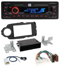 JBL AUX MP3 USB Bluetooth SD Autoradio für Toyota Yaris (11-14) - schwarz