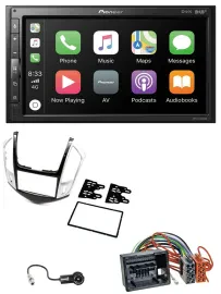 Pioneer USB MP3 DAB 2DIN Bluetooth Autoradio für Chevrolet Cruze 2011-2016