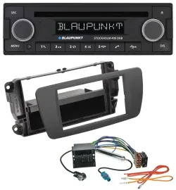 Blaupunkt MP3 Bluetooth DAB CD USB Autoradio für Seat Ibiza (ab 12) - tuam grey