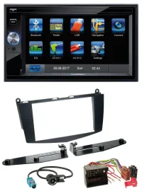 Blaupunkt SD Bluetooth 2DIN MP3 USB AUX Autoradio für Mercedes C-Klasse 07-11 oh