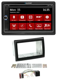 Blaupunkt Bluetooth DAB 2DIN USB DVD MP3 Autoradio für Renault Megane 2002-2008