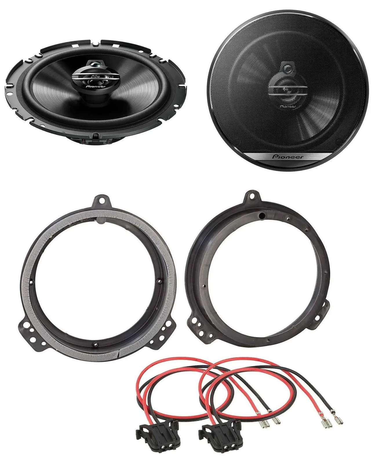 Динамик автомобильный Pioneer 3-полосный, 300 Вт, 16.5 см для Mercedes E-Class W211 (передняя дверь)