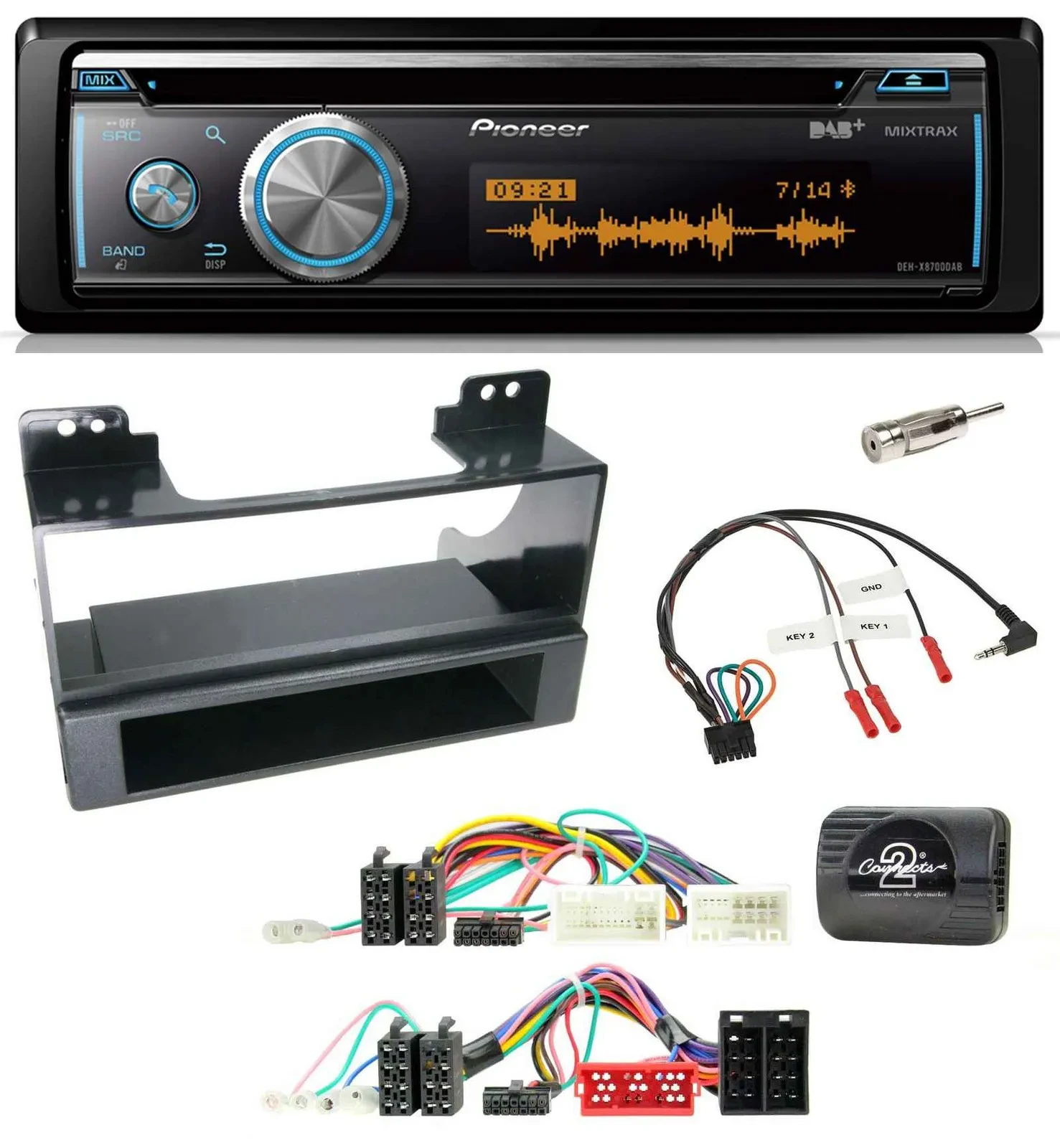 Pioneer Lenkrad DAB USB CD Bluetooth Autoradio für KIA Carnival II VQ 2006-2011