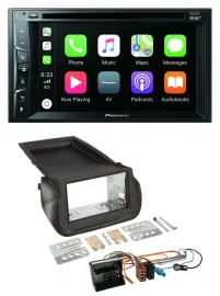 Pioneer MP3 USB DVD Bluetooth DAB 2DIN Autoradio für Citroen Nemo Peugeot Bipper