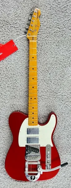 Fender Stories Collection Mike Campbell Red Dog Telecaster, Maple, Red Dog Red