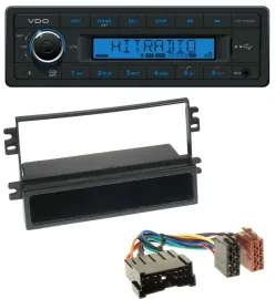 VDO Bluetooth AUX USB MP3 Autoradio für Kia Carens II (2004-2006)